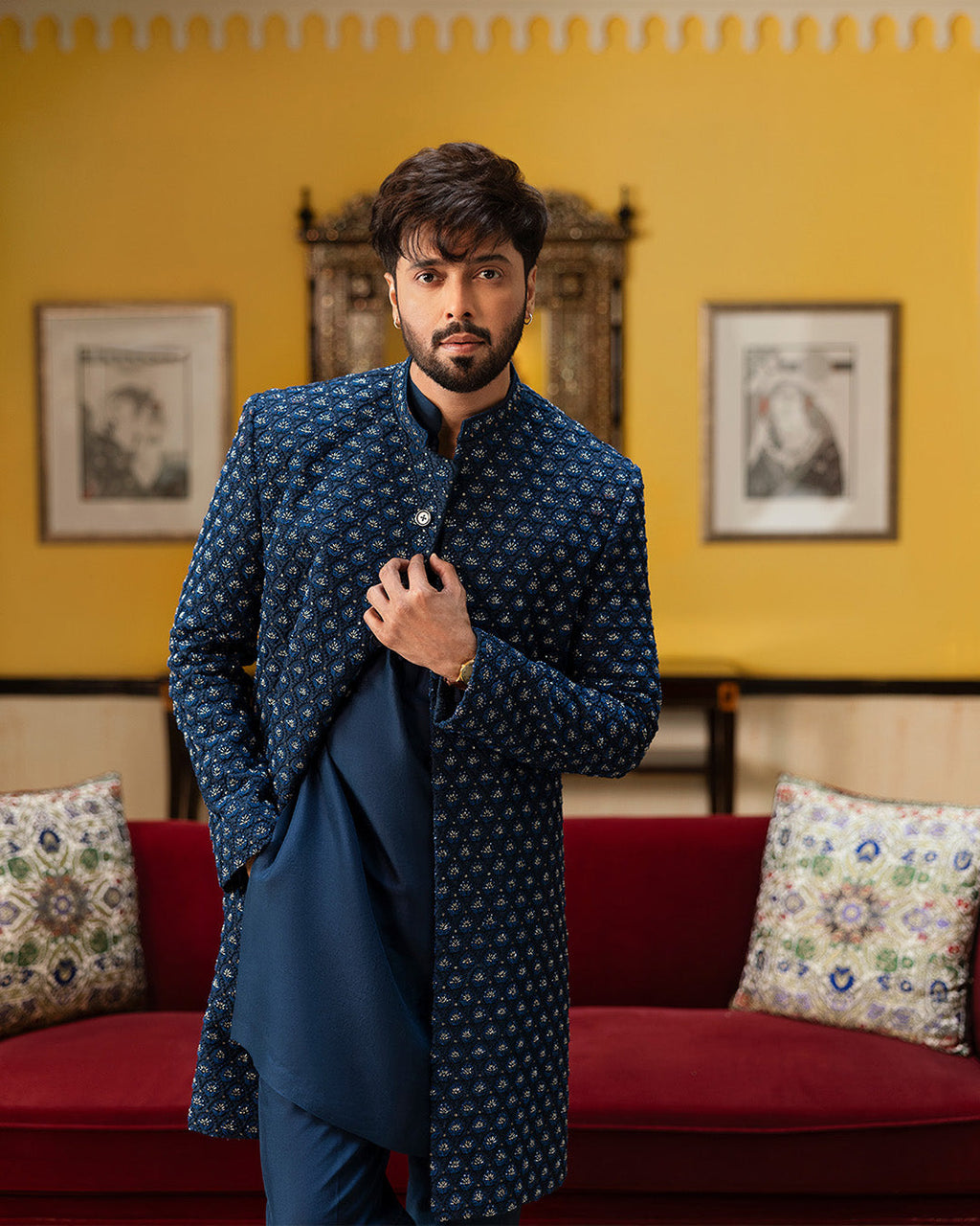 Pakistani Menswear | Faiza Saqlain | Safiy