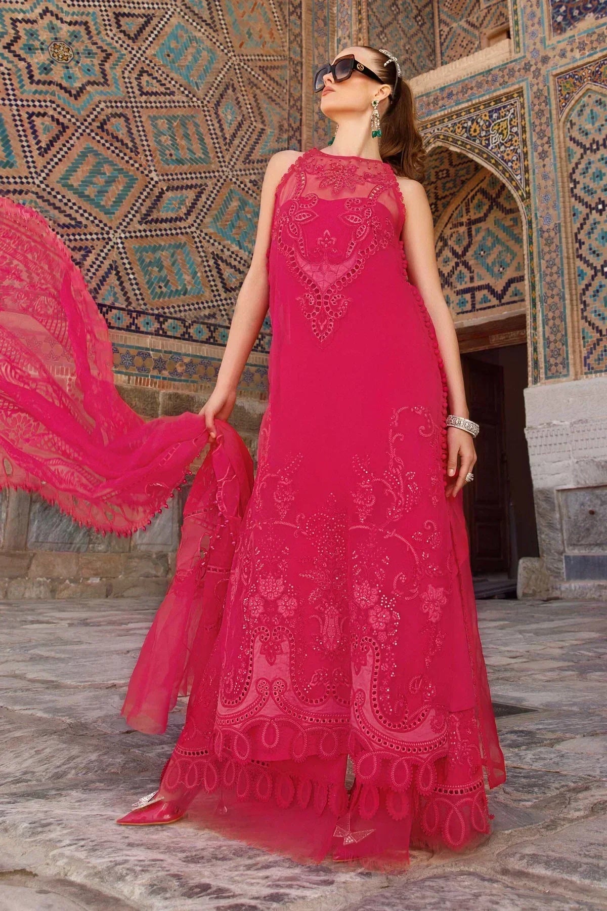 Maria B | Luxury Lawn | D-2303-A - House Of Anaya