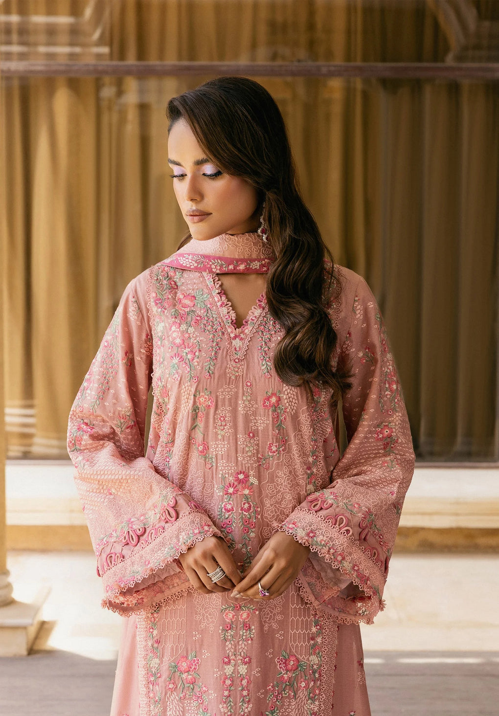 Elaf Premium | Luxury Winter 25 | EWK-3A DUSTYROSE