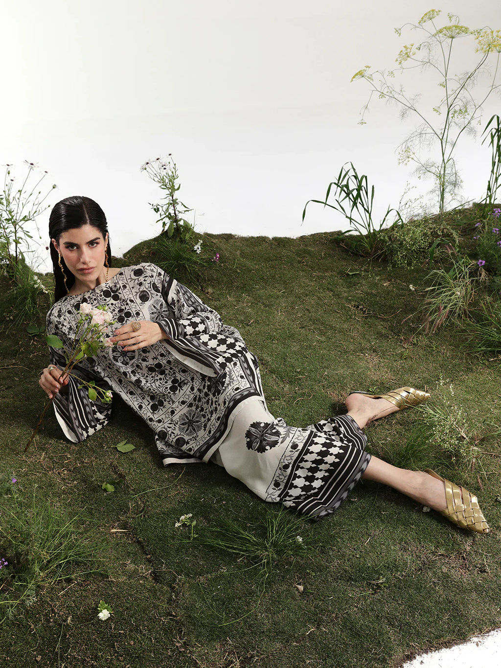 Bin ilyas | Co ords Summer 25 | 30082 | 2 PC Pret