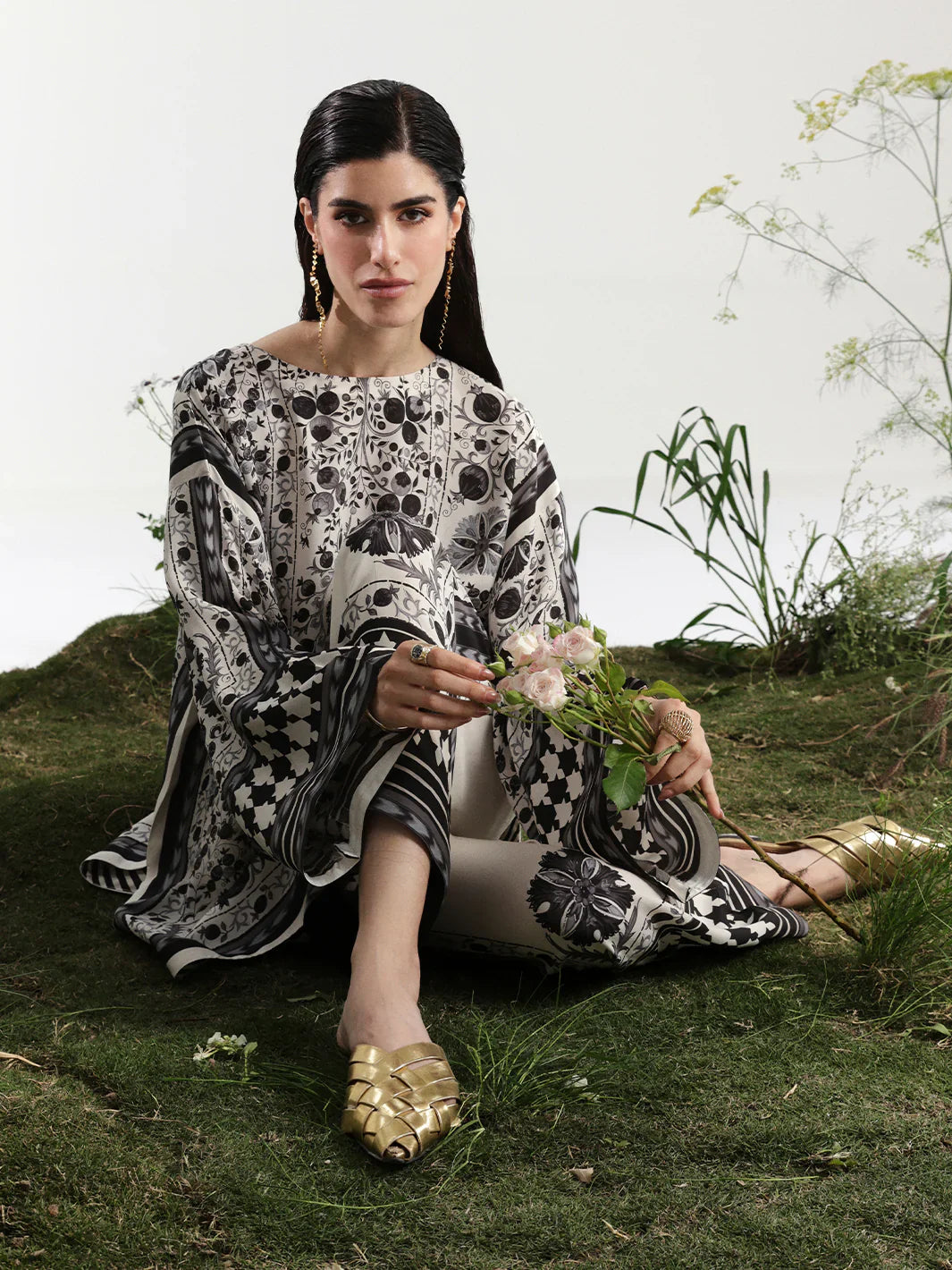 Bin ilyas | Co ords Summer 25 | 30082 | 2 PC Pret