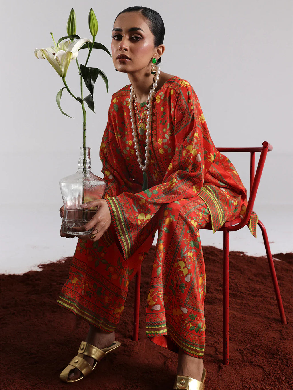 Bin ilyas | Co ords Summer 25 | 30084 | 2 PC Pret