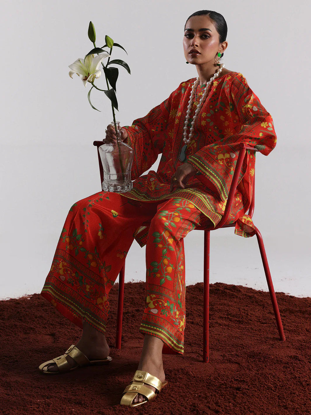 Bin ilyas | Co ords Summer 25 | 30084 | 2 PC Pret