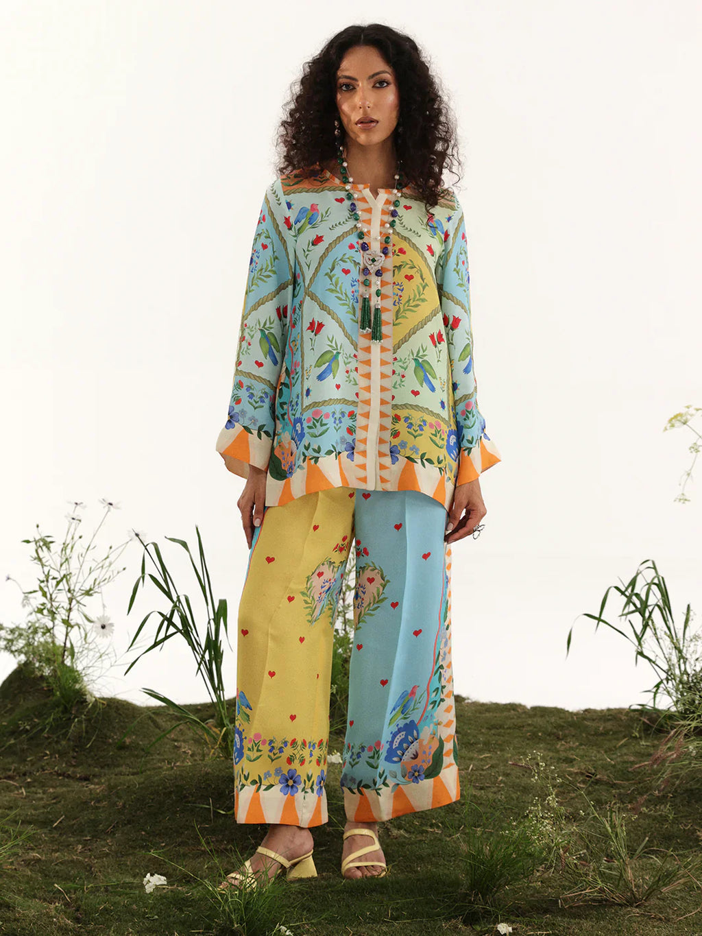 Bin ilyas | Co ords Summer 25 | 30085 | 2 PC Pret
