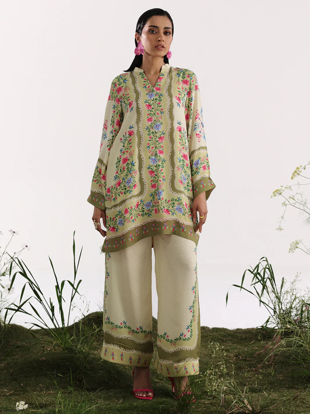 Bin ilyas | Co ords Summer 25 | 30087 | 2 PC Pret