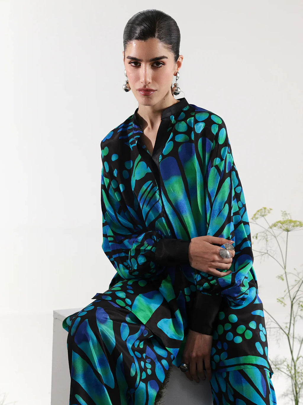 Bin ilyas | Co ords Summer 25 | 30096 | 2 PC Pret