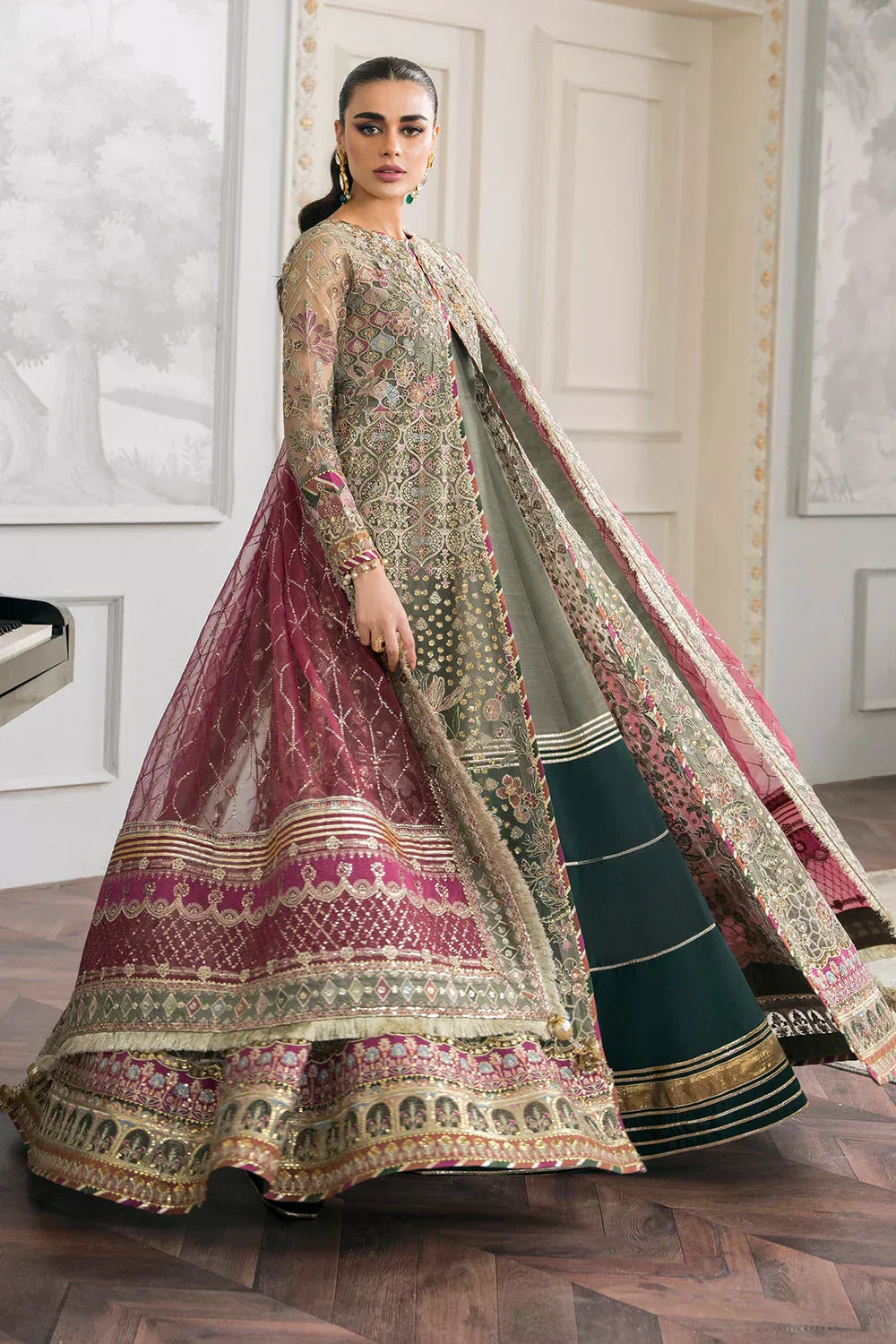 Baroque | Chantelle Embroidered Collection 2024 | CH12-02 - House Of Anaya