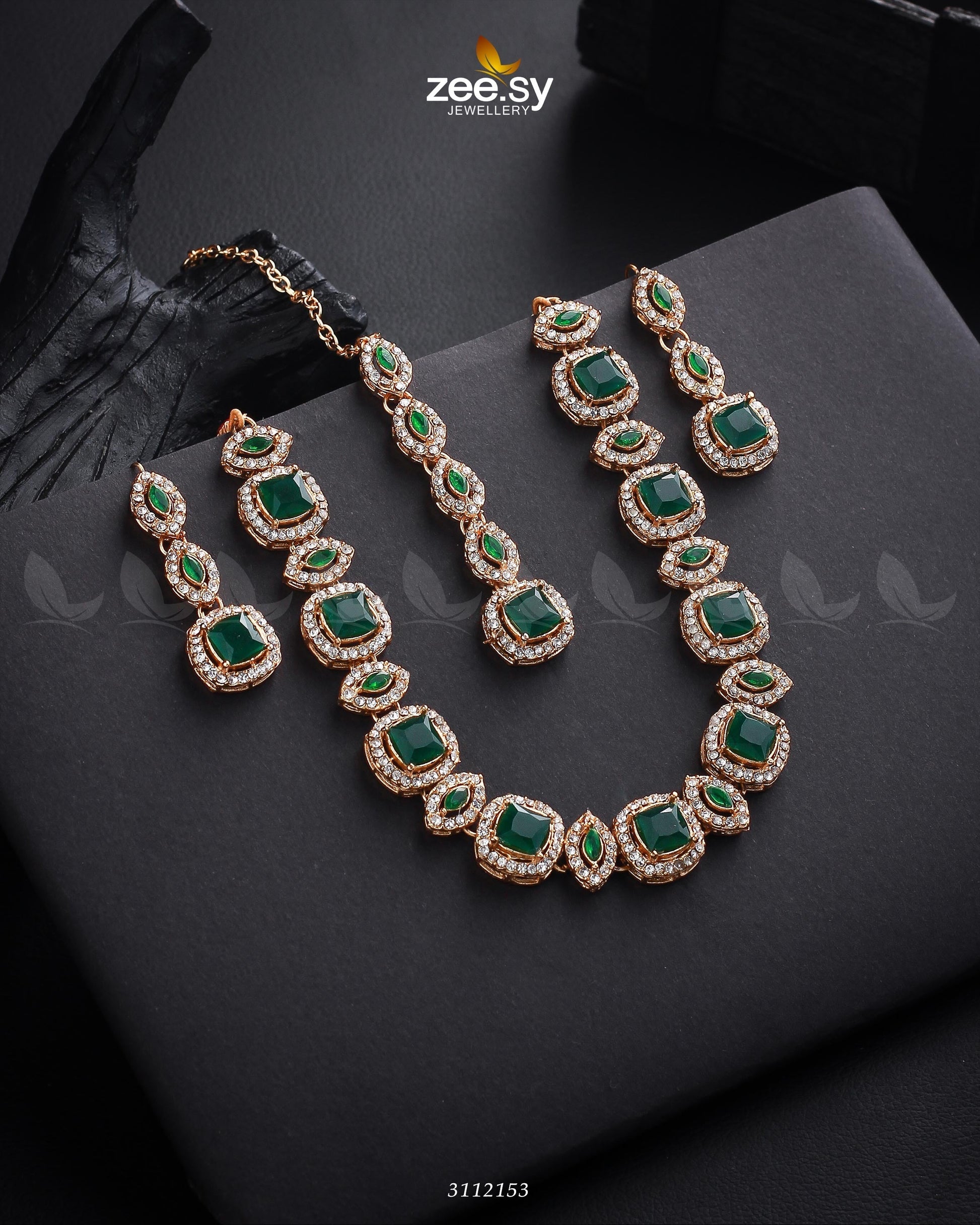 Scabiosa Necklace Set - Libasekhas
