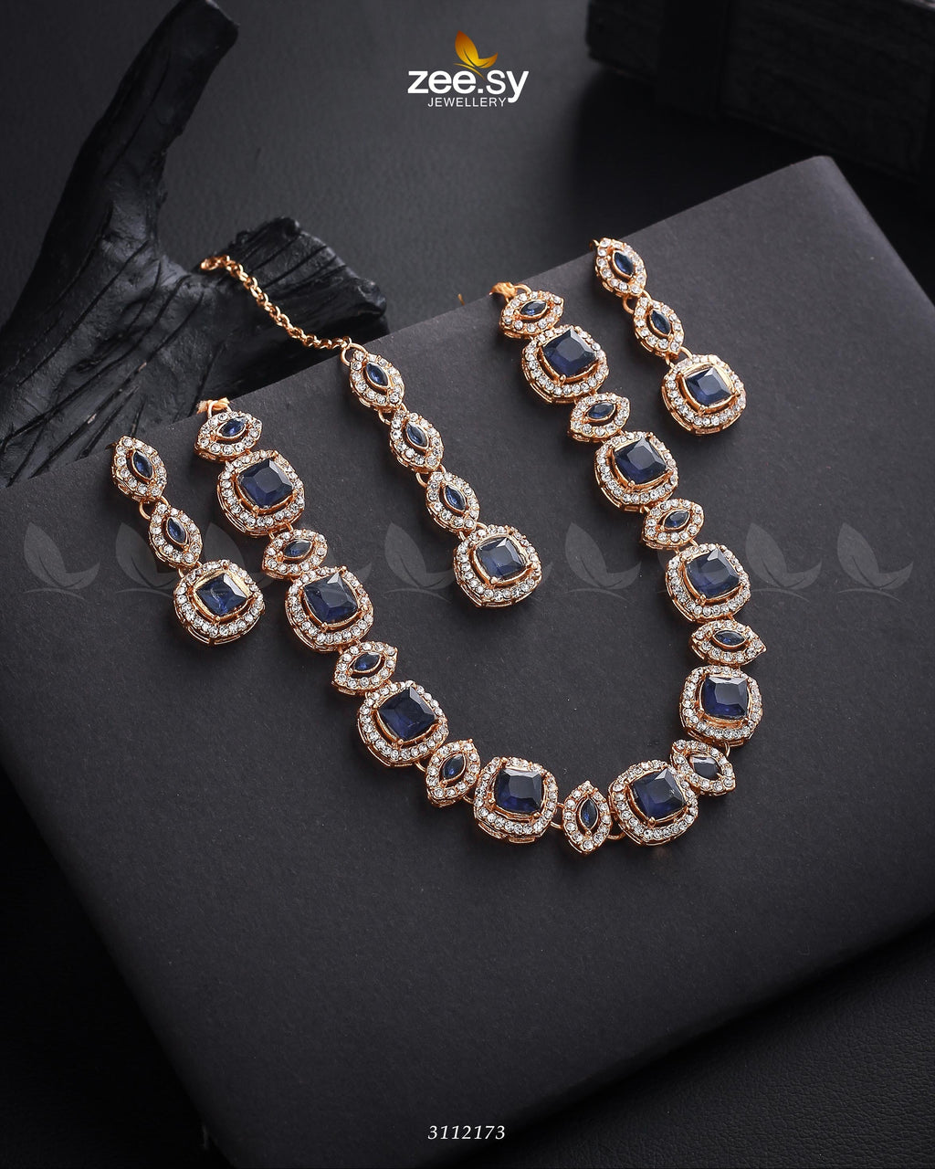 Scabiosa Necklace Set - Libasekhas