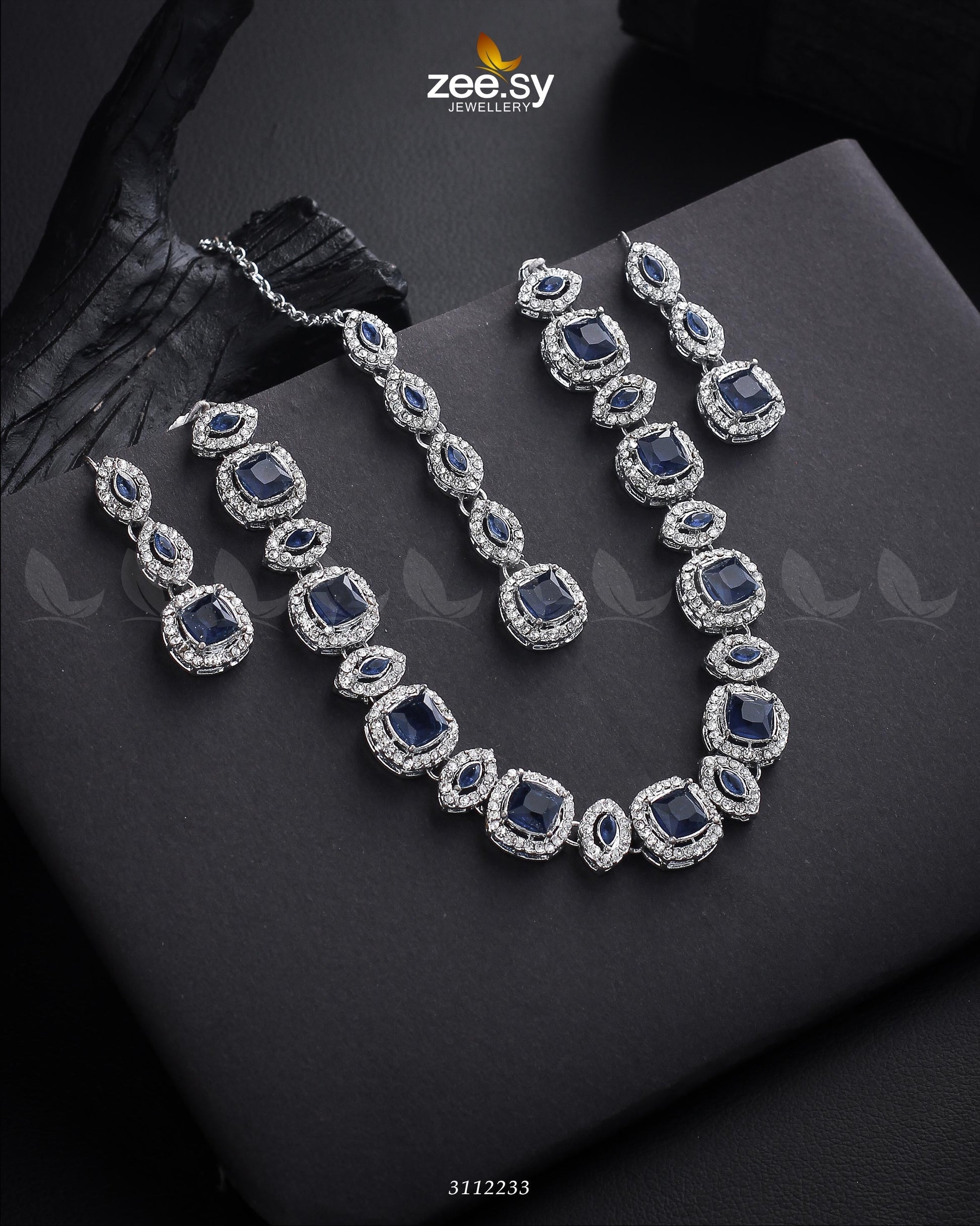 Scabiosa Necklace Set - Libasekhas