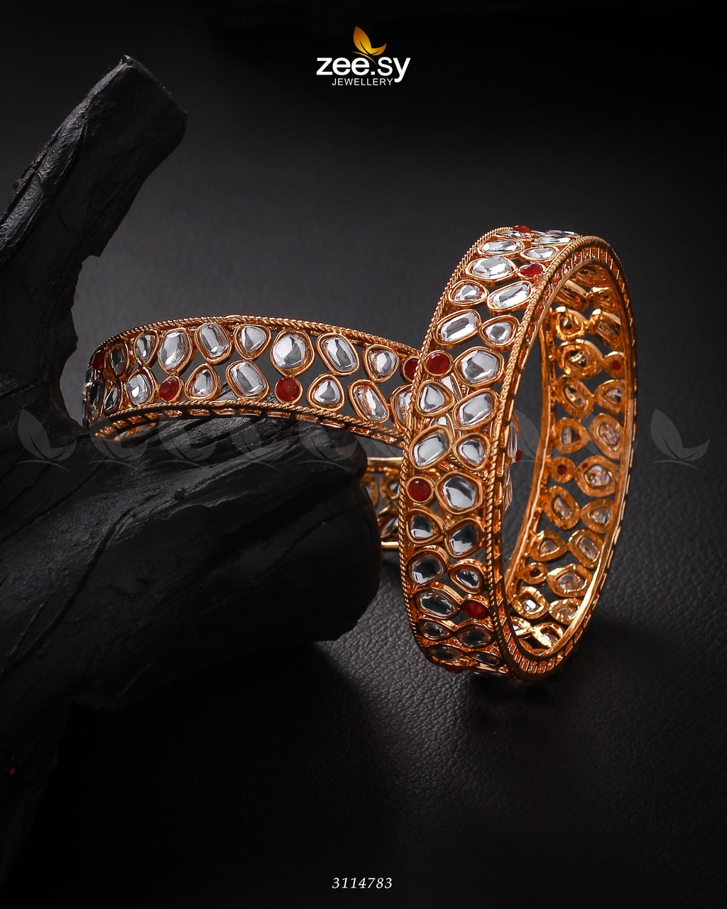 Saffron Bangles - Libasekhas