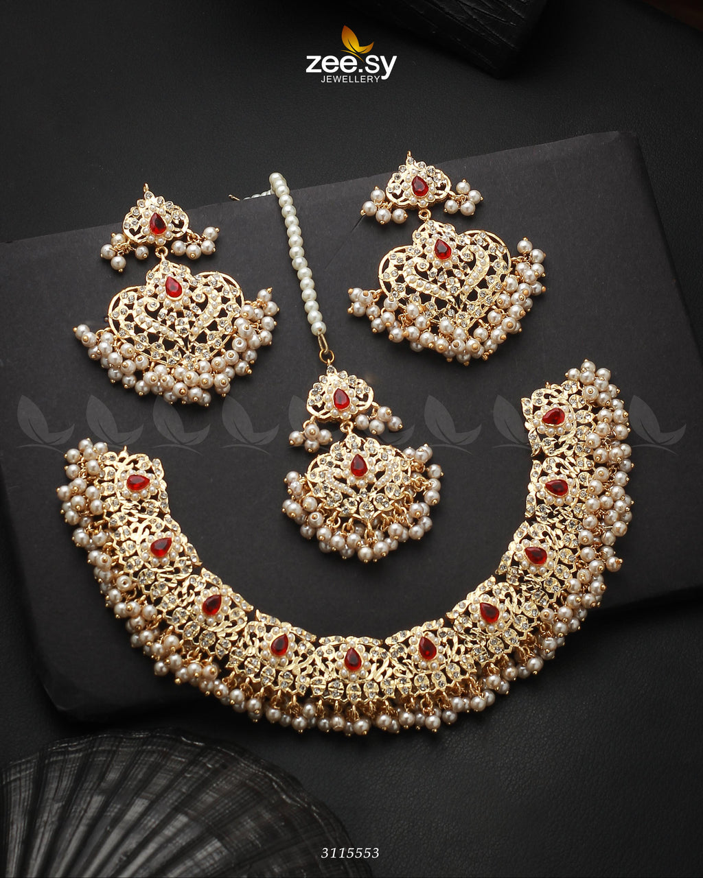 Gracious Necklace Set - Libasekhas