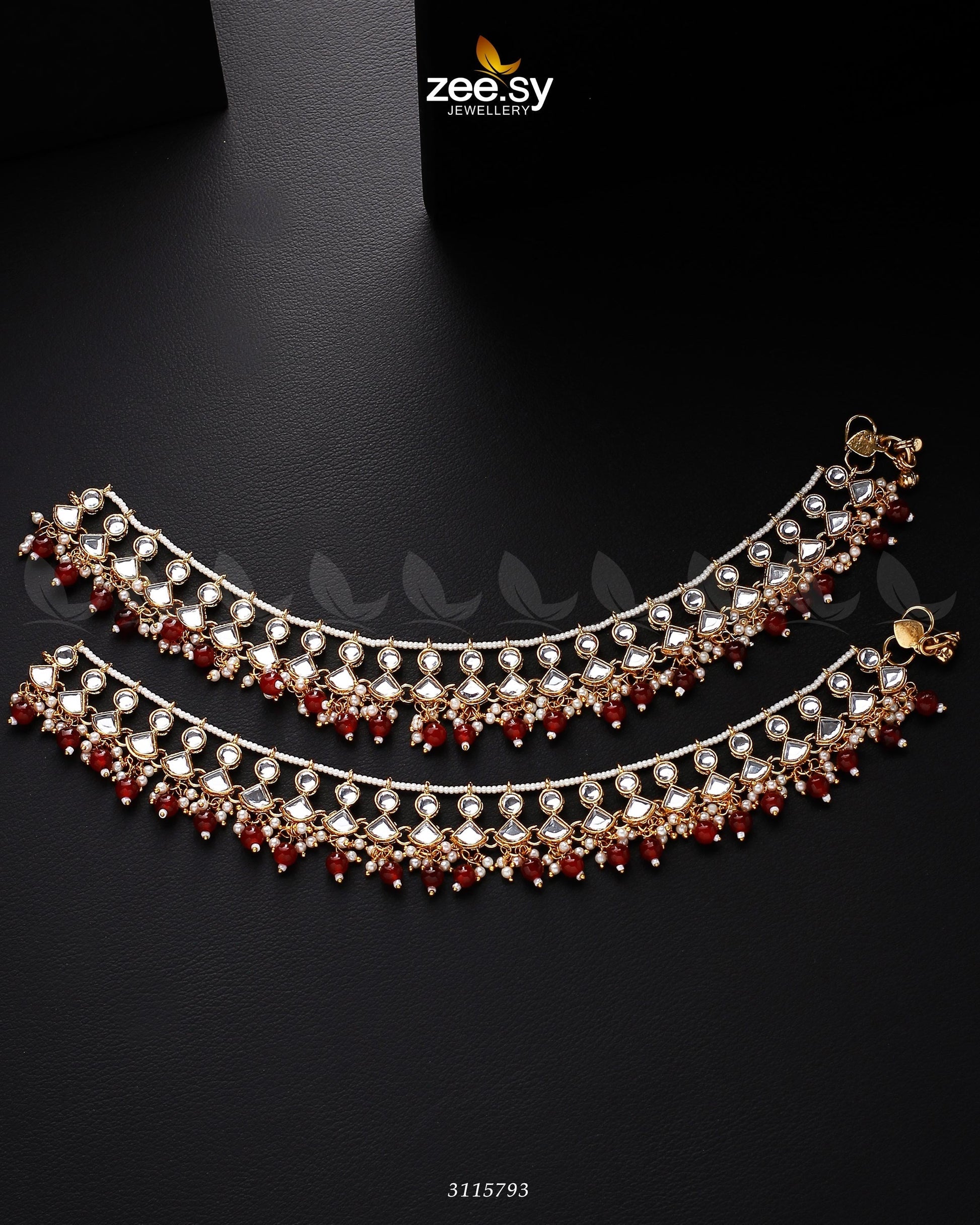 Benitoite Anklets - Libasekhas