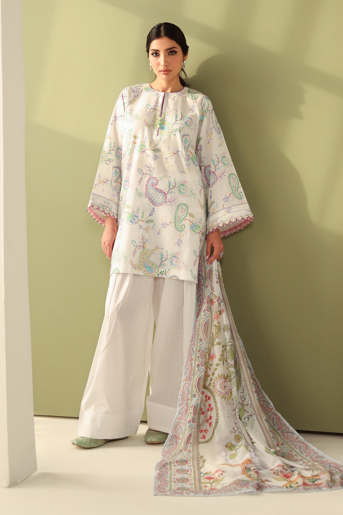 Baroque | Eid Printique | EMBROIDERED PRINTED LAWN UF-4179