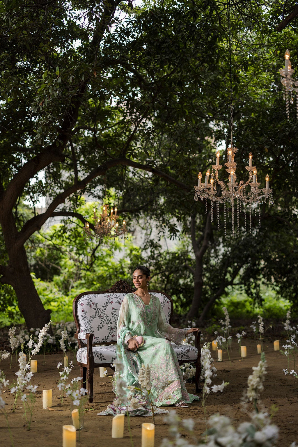 Dhanak | Jardin- Festive Stitched | SS25DU-3211 L-GREEN 3Pcs