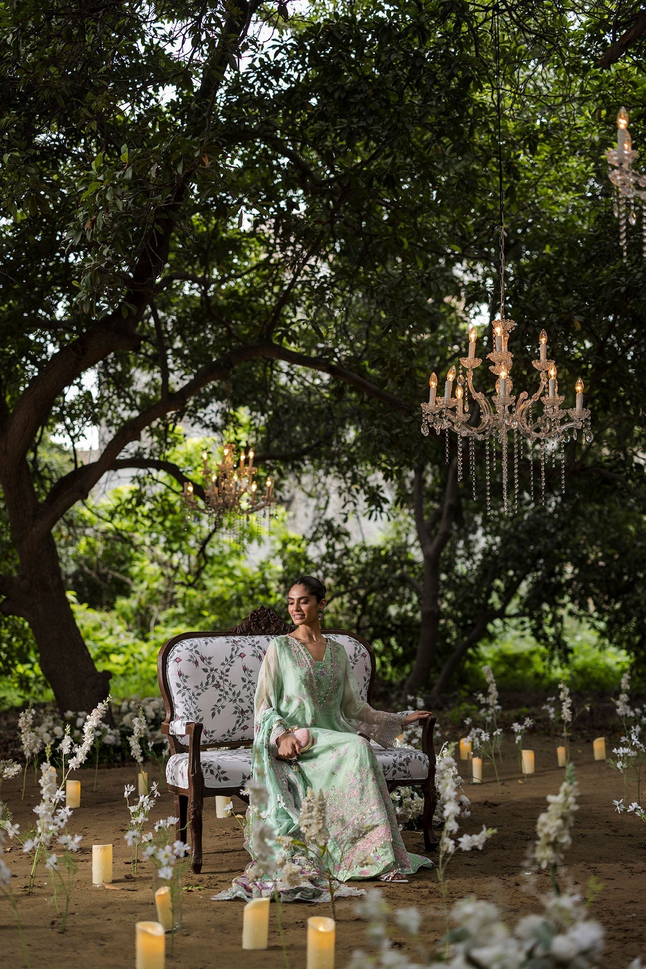 Dhanak | Jardin- Festive Stitched | SS25DU-3211 L-GREEN 3Pcs