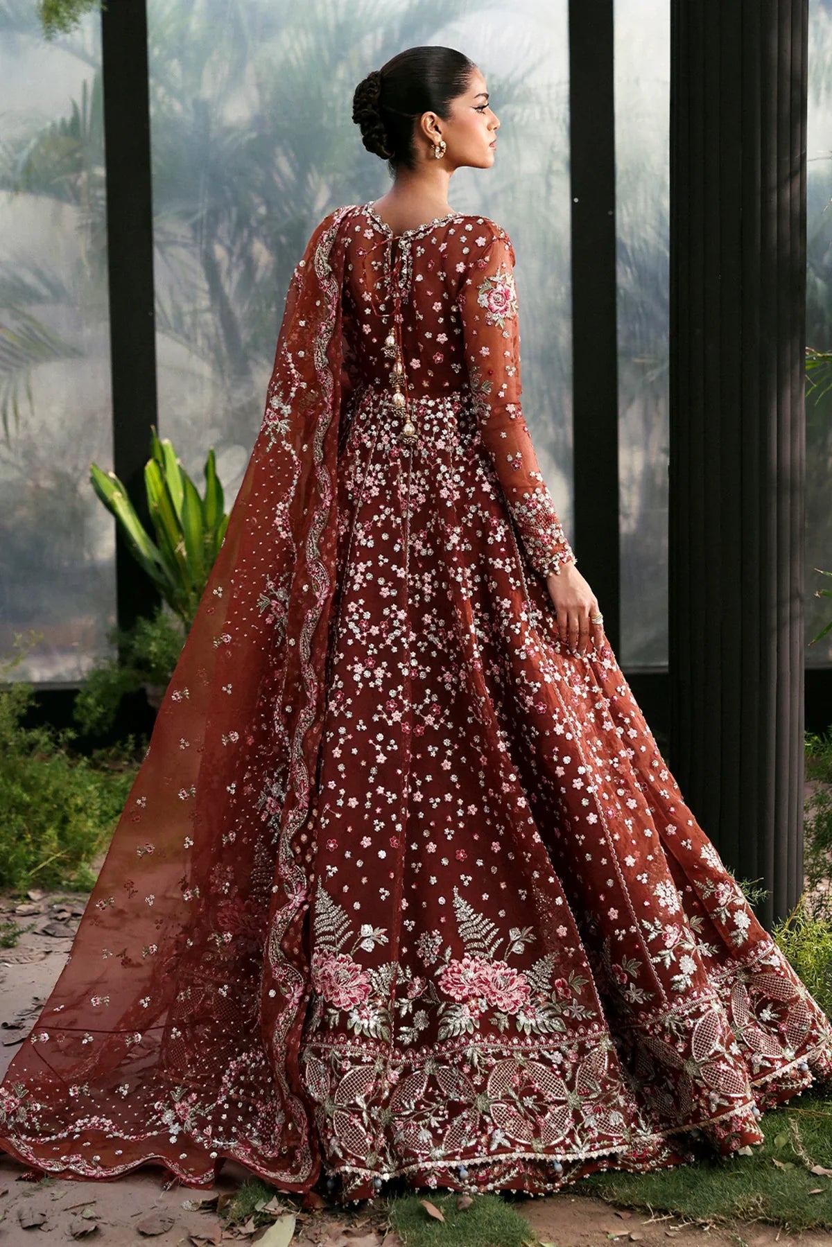 Afrozeh | La Fuchsia 25 | Shale