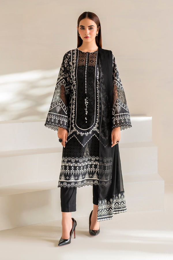 Baroque | Luxury Pret 24 | LAWN UF-671 - House Of Anaya