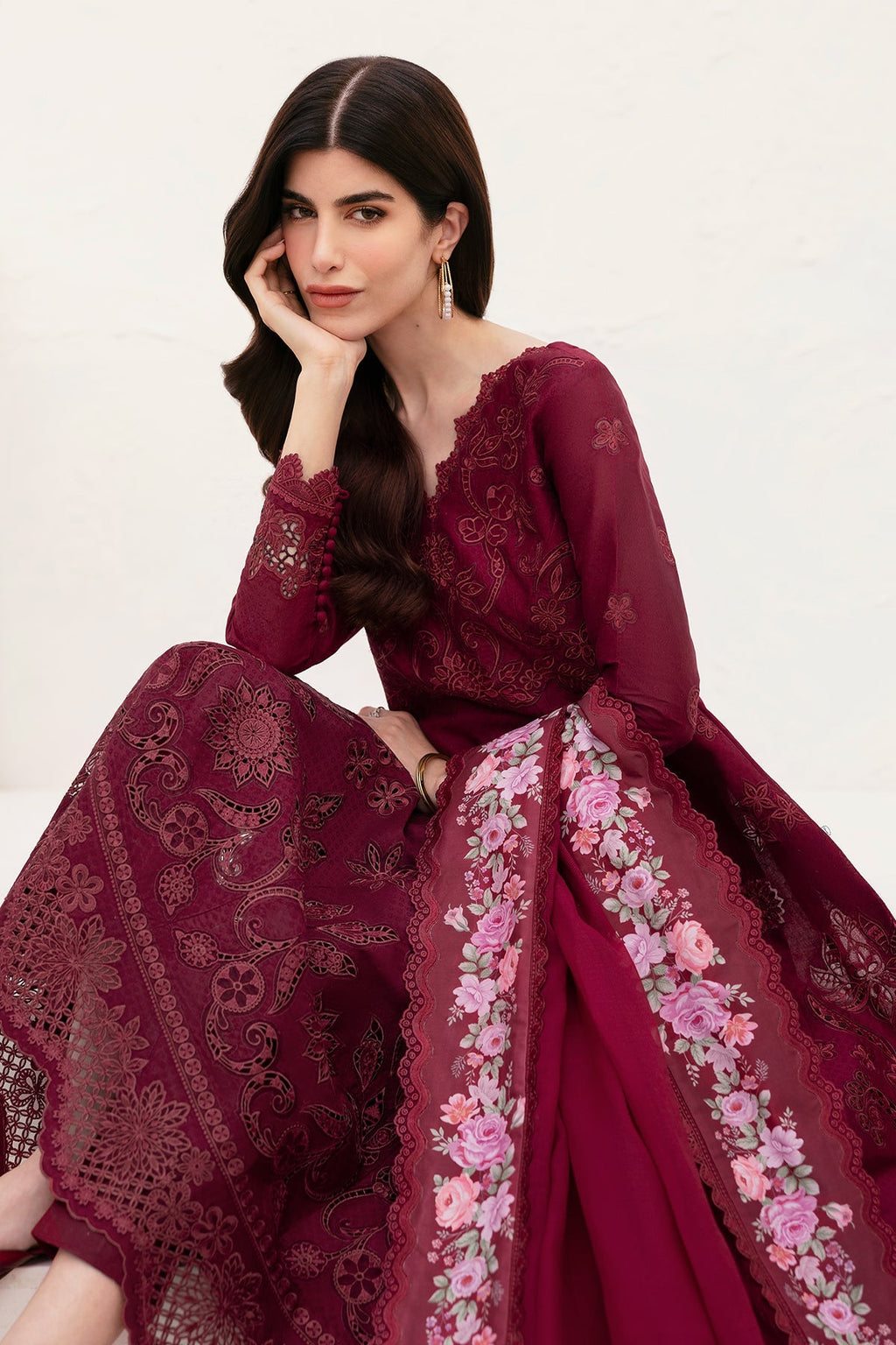 Baroque | Edit Lawn’26 | EMBROIDERED LAWN EL-D05 UNSTITCHED