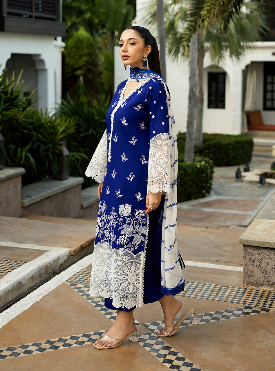 Zainab Chottani | Chikankari 25 | Sia - 11B - Riwayat-e-Khas