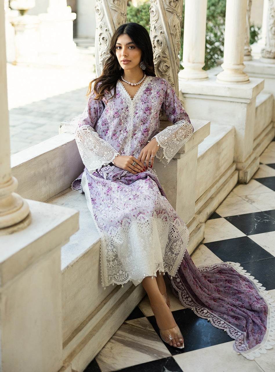Zainab Chottani | Chikankari 25 | Lamia - 9B - Riwayat-e-Khas