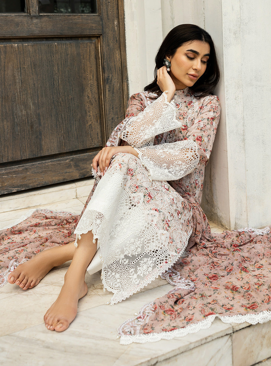 Zainab Chottani | Chikankari 25 | Lamia - 9A - Riwayat-e-Khas