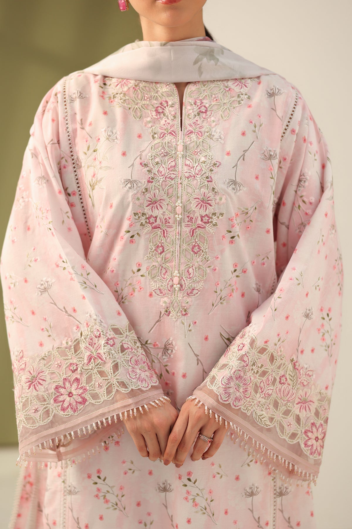 Baroque | Eid Printique | EMBROIDERED PRINTED LAWN UF-4180