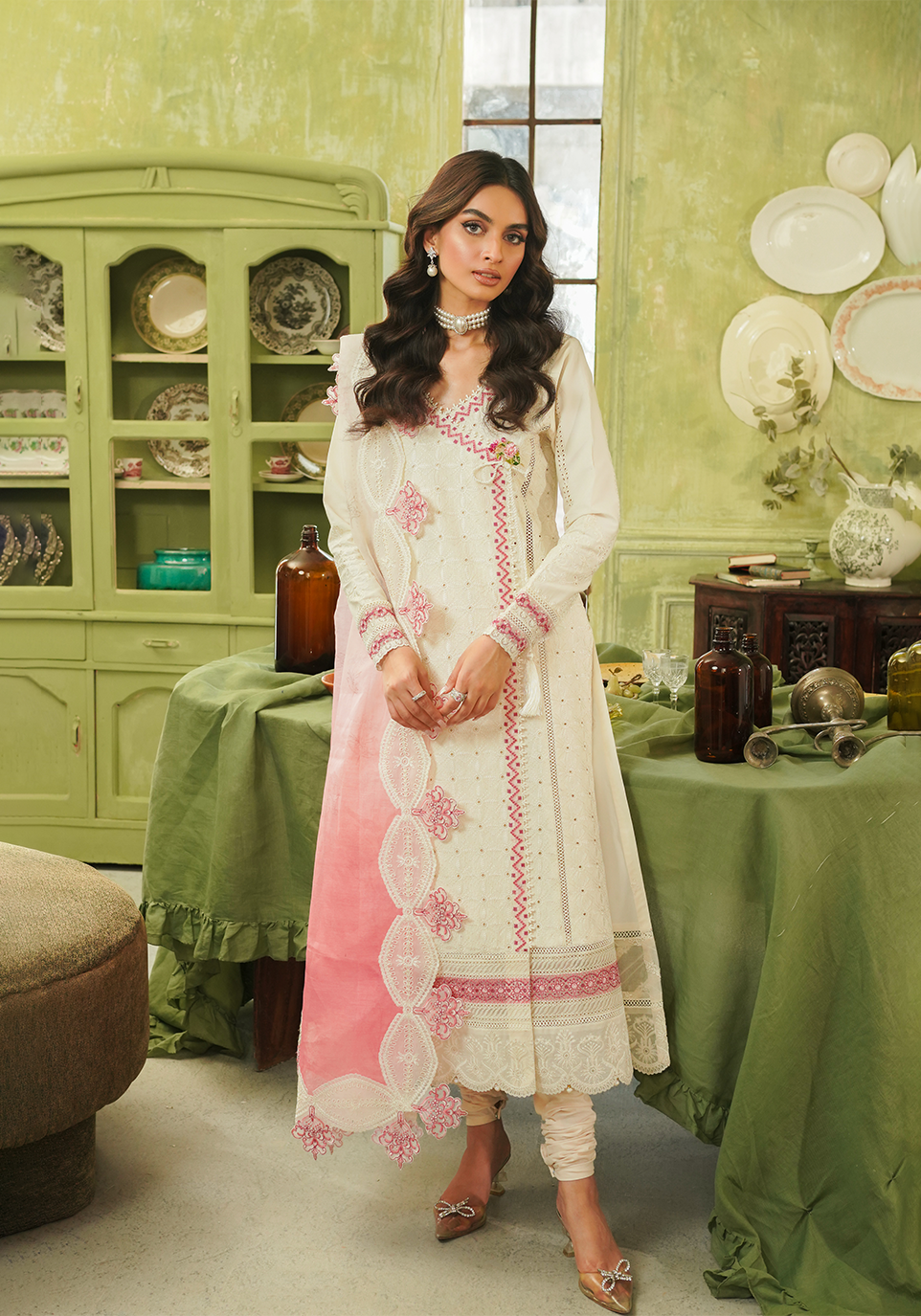 Zarqash | Tresor Luxury Lawn 24 | ZQT 006 IDA - Riwayat-e-khas
