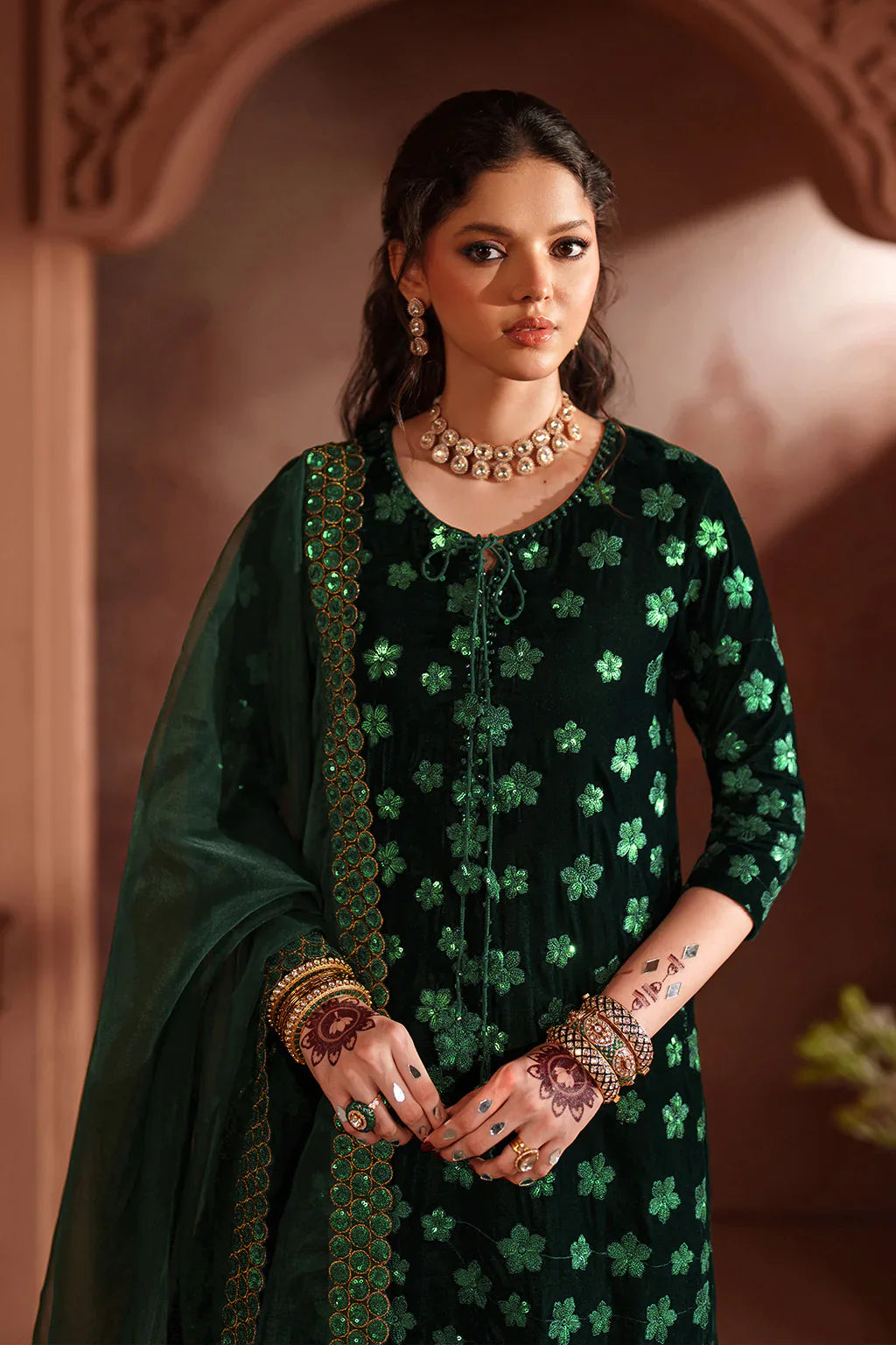 IZNIK | Raagni Velvet Formals | IV-60 Embroidered Velvet