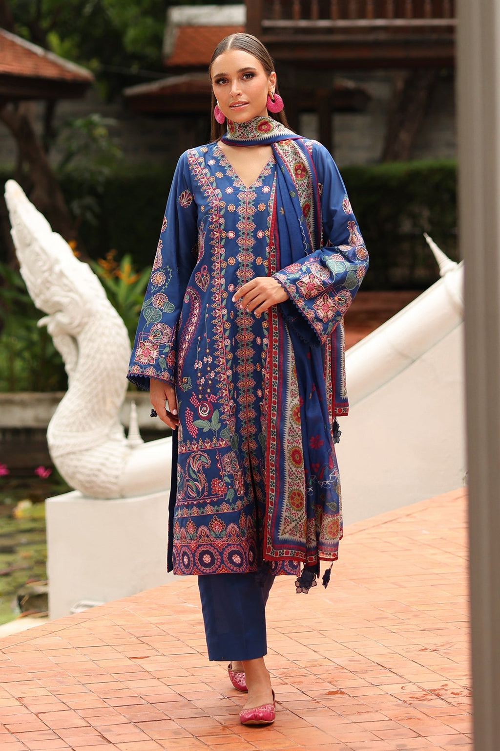 Baroque | Embroidered Lawn | SF-4251
