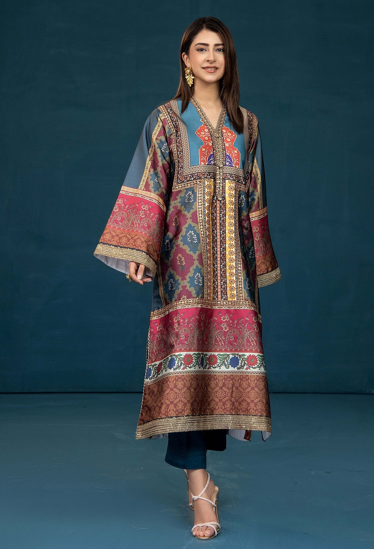 Adans Libas | Silk Shirt | SILK SHIRT-1PC  7620 - 2