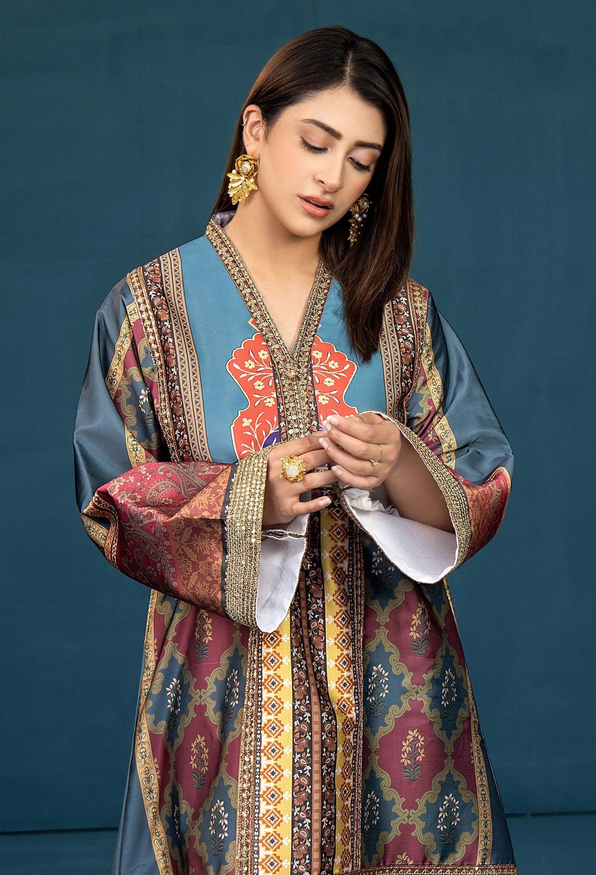 Adans Libas | Silk Shirt | SILK SHIRT-1PC  7620 - 1