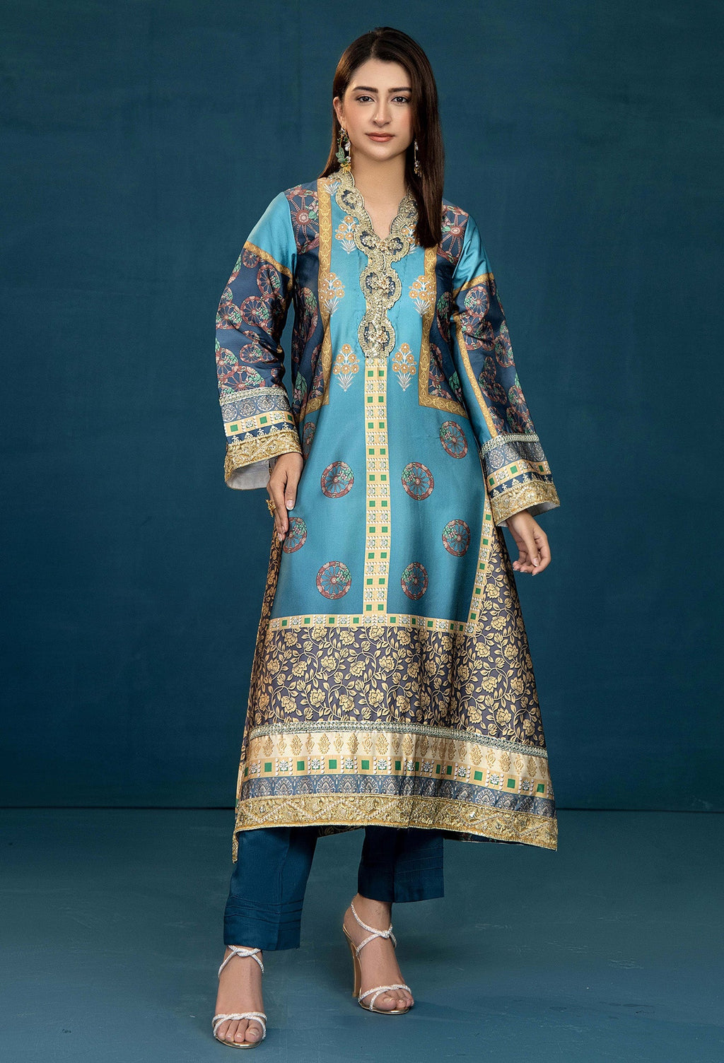 Adans Libas | Silk Shirt | SILK SHIRT-1PC  7623 - 3