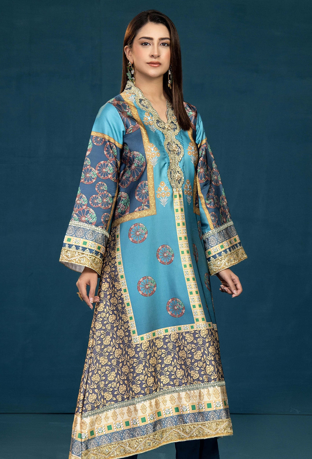 Adans Libas | Silk Shirt | SILK SHIRT-1PC  7623 - 1