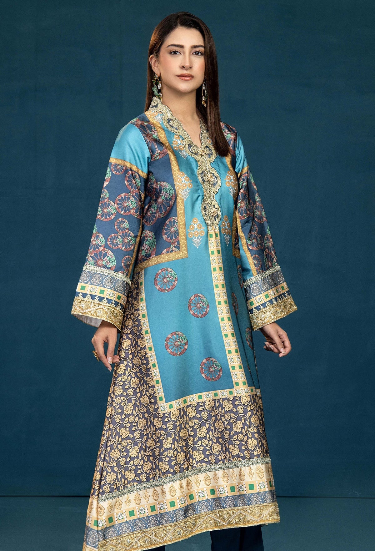Adans Libas | Silk Shirt | SILK SHIRT-1PC  7623 - 1