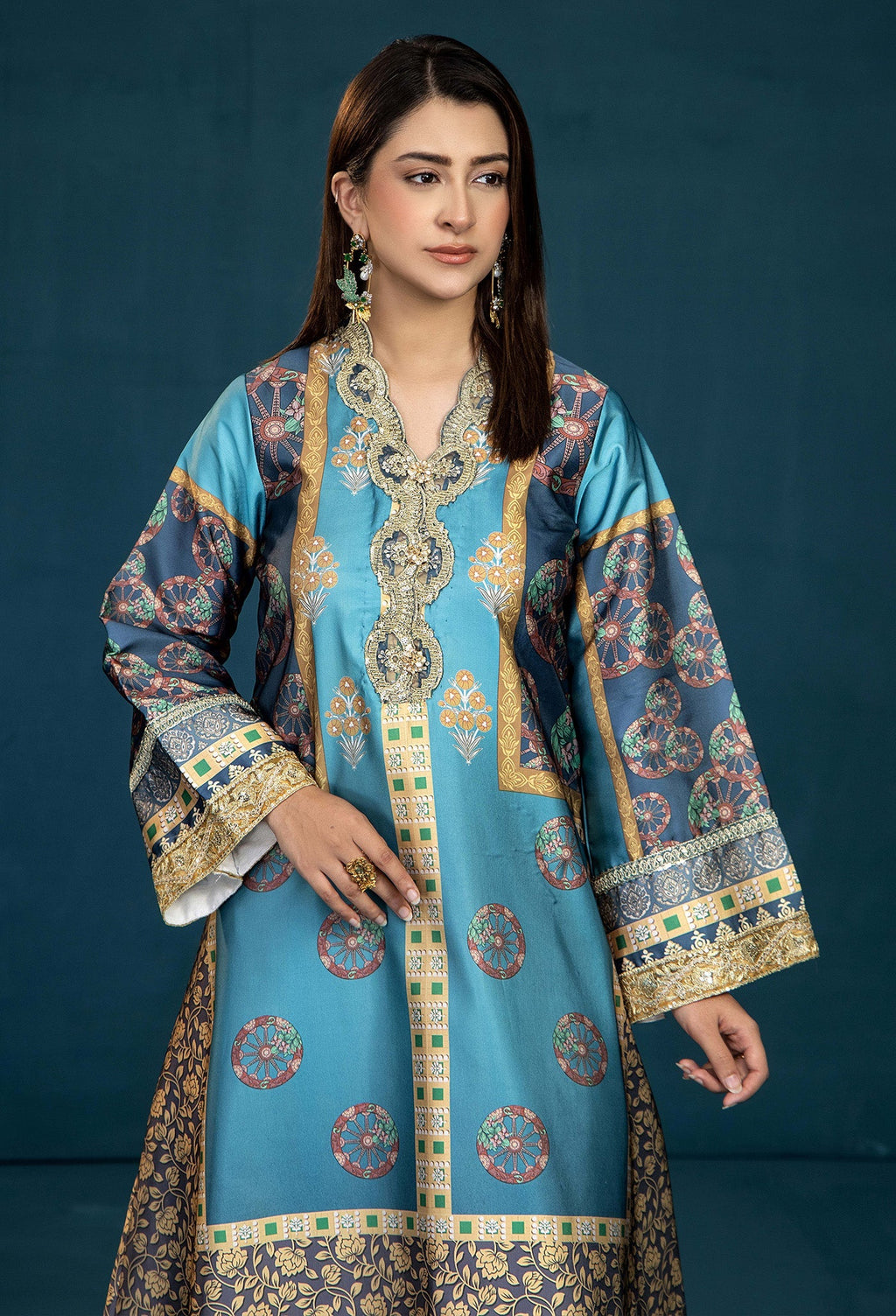 Adans Libas | Silk Shirt | SILK SHIRT-1PC  7623 - 4