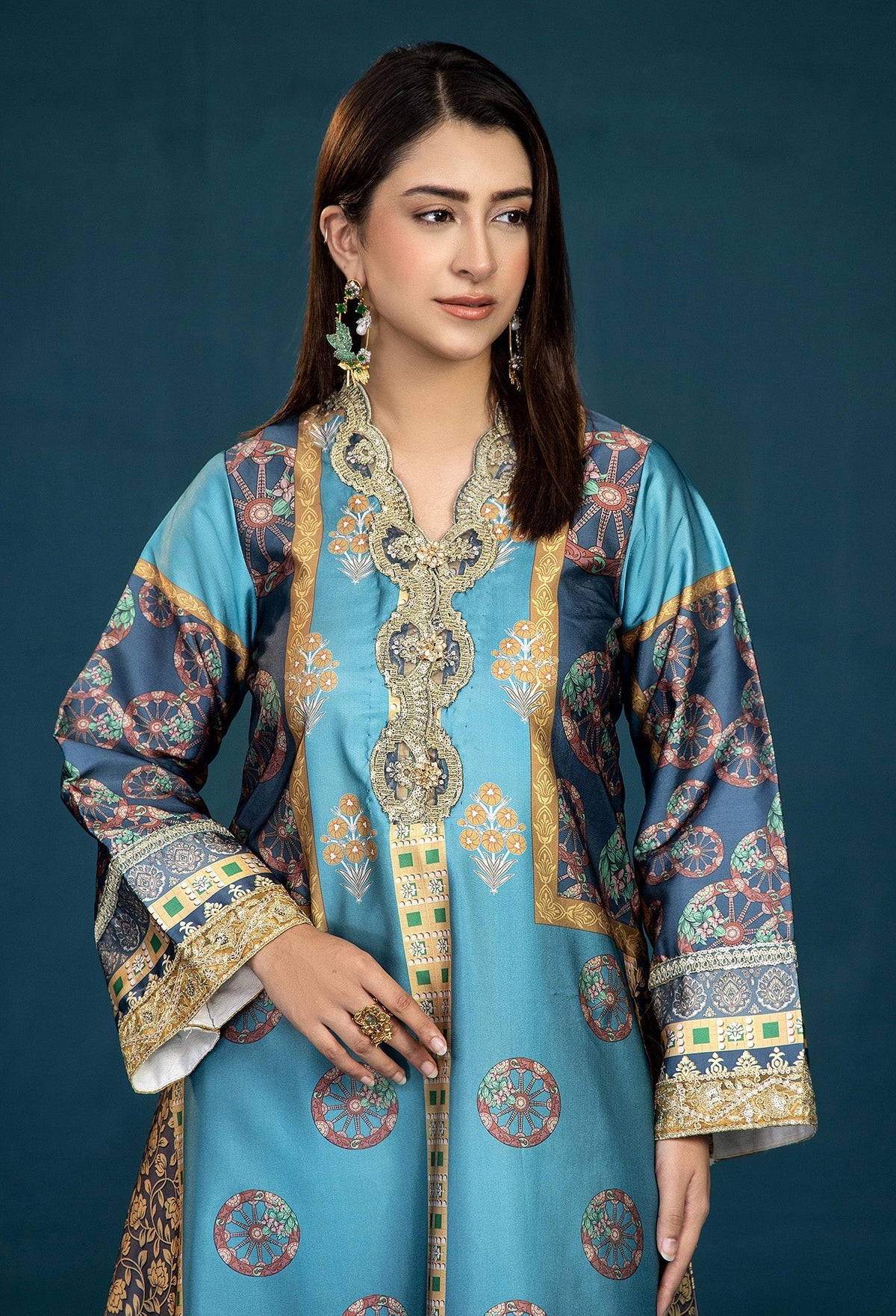 Adans Libas | Silk Shirt | SILK SHIRT-1PC  7623 - 2