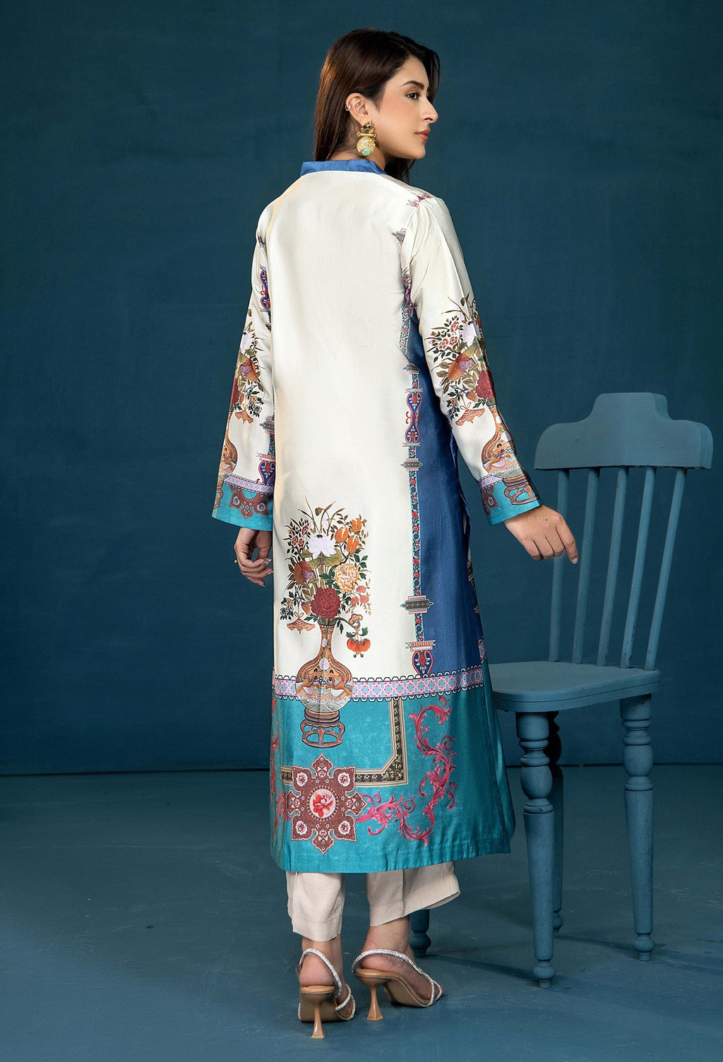 Adans Libas | Silk Shirt | SILK SHIRT-1PC  7625 - 4