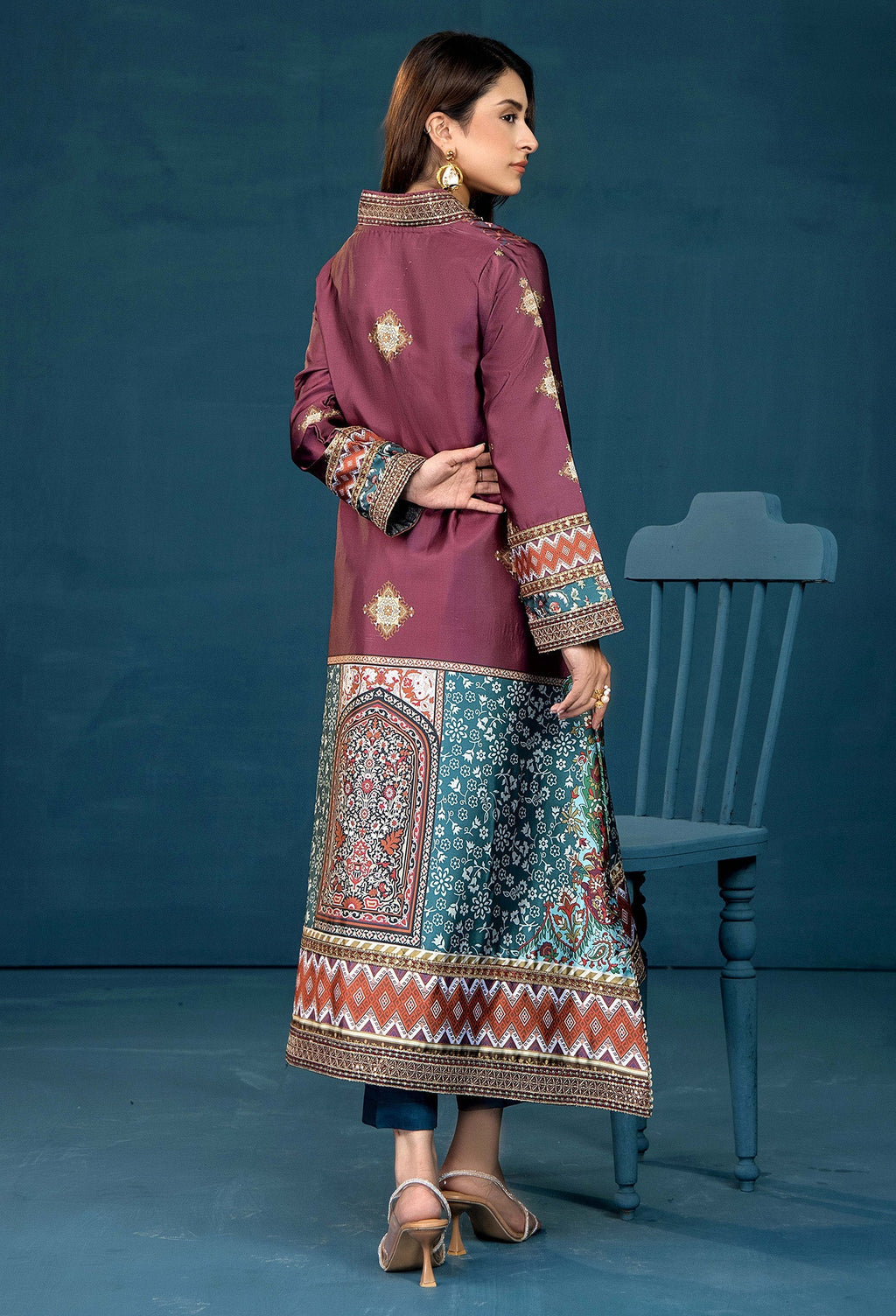 Adans Libas | Silk Shirt | SILK SHIRT-1PC  7626 - 3