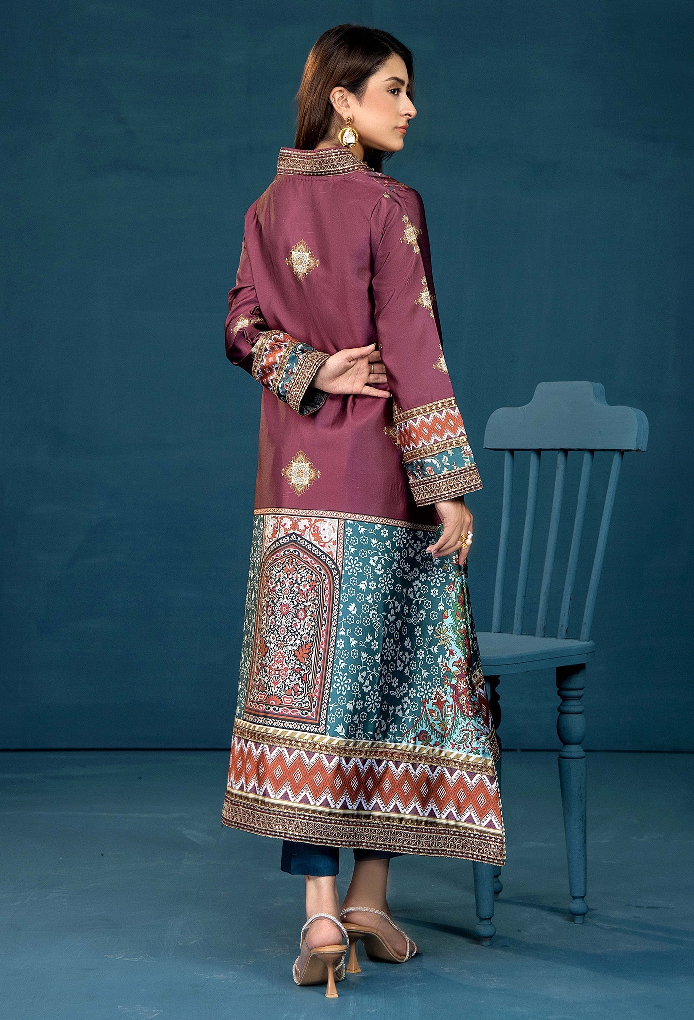 Adans Libas | Silk Shirt | SILK SHIRT-1PC  7626 - 3