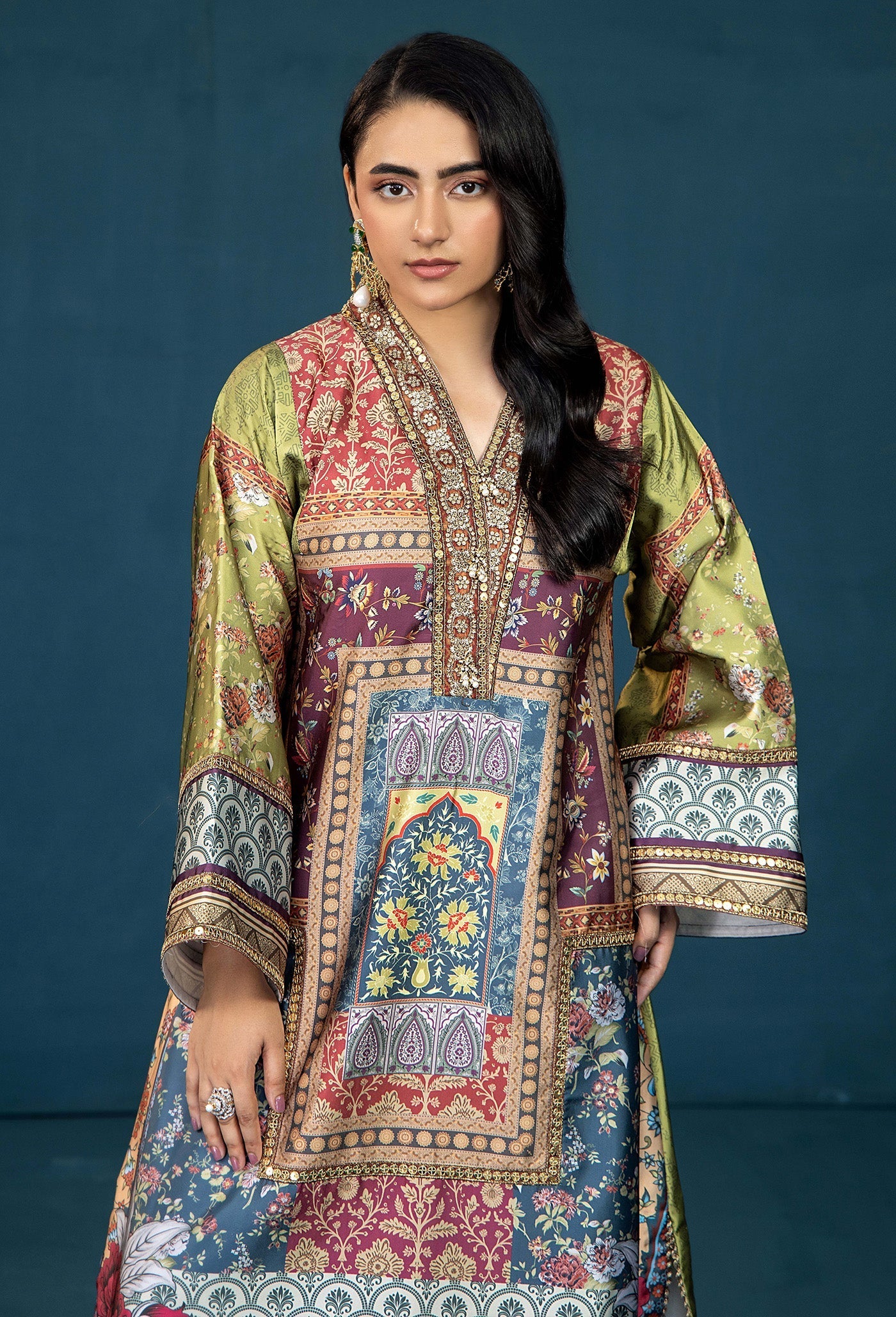 Adans Libas | Silk Shirt | SILK SHIRT-1PC  7628 - 4