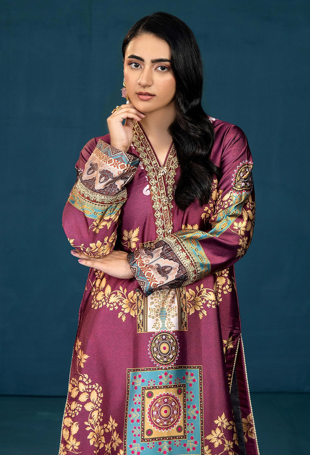 Adans Libas | Silk Shirt | SILK SHIRT-1PC  7629 - 1