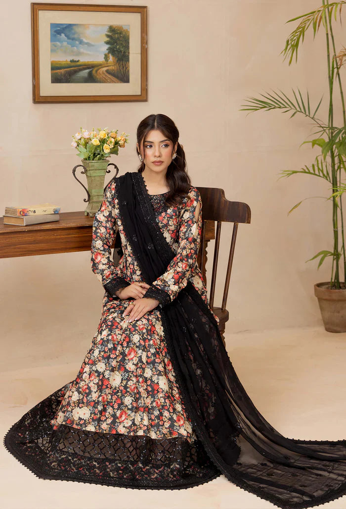 Adans Libas | Adans Chikankari Satin Lawn| CHIKANKARI 818101