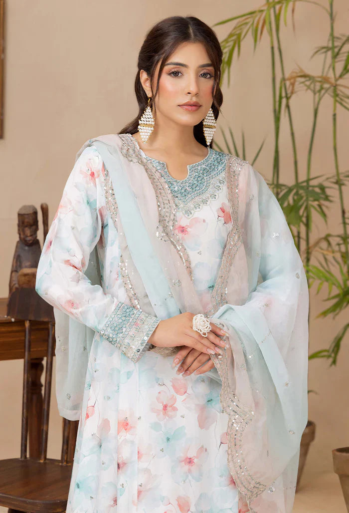 Adans Libas | Adans Embroidered satin | Satin Lawn 828210