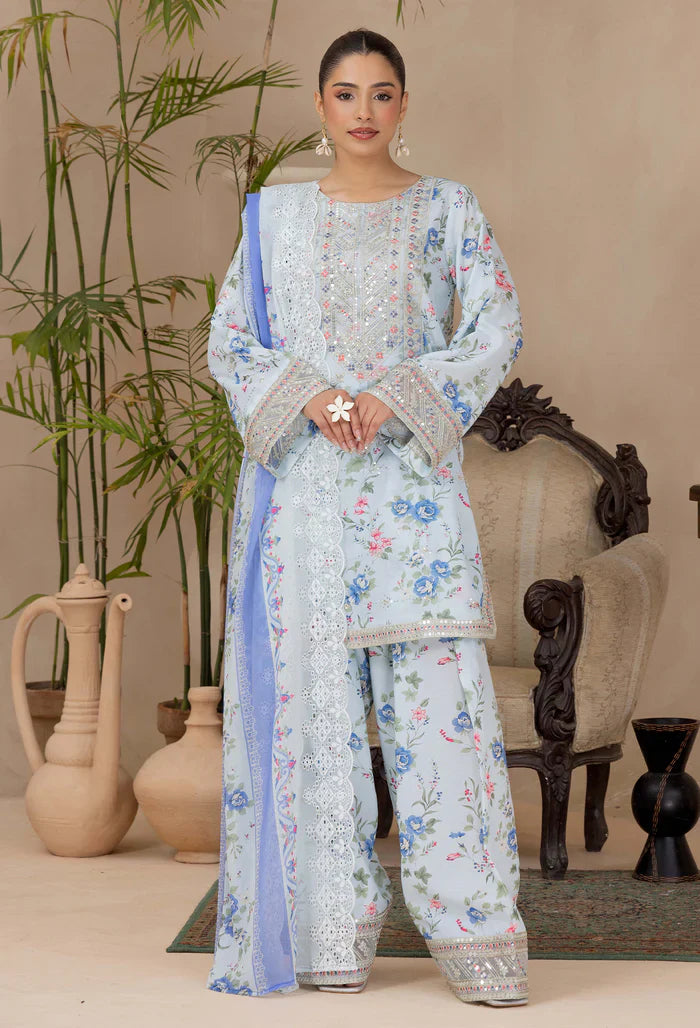 Adans Libas | Adans Embroidered satin | Satin Lawn 828214