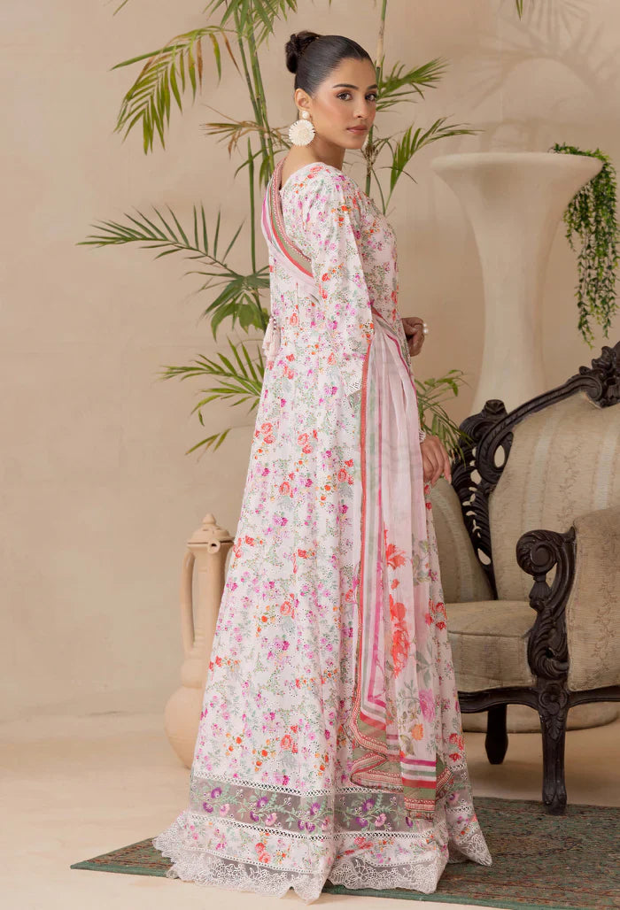 Adans Libas | Adans Chikankari Satin Lawn| CHIKANKARI 818104