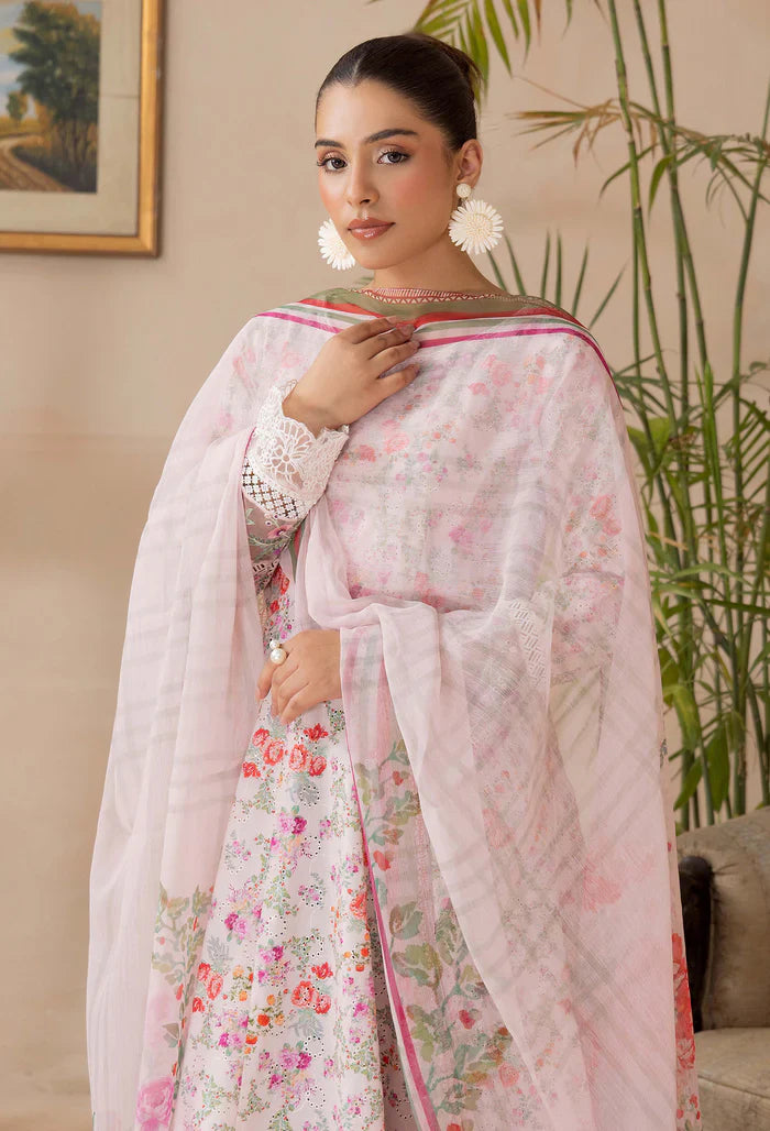 Adans Libas | Adans Chikankari Satin Lawn| CHIKANKARI 818104