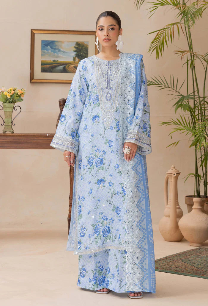 Adans Libas | Adans Embroidered satin | Satin Lawn 828216