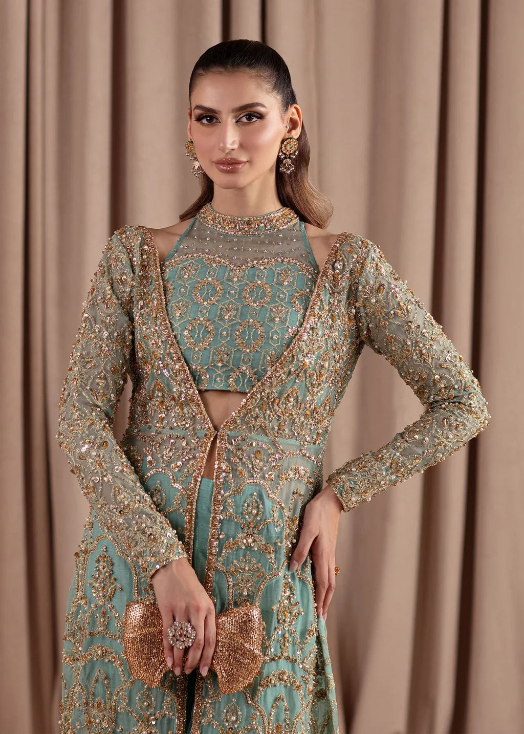 Kanwal Malik | Elara Collection 24 | Aquamarine