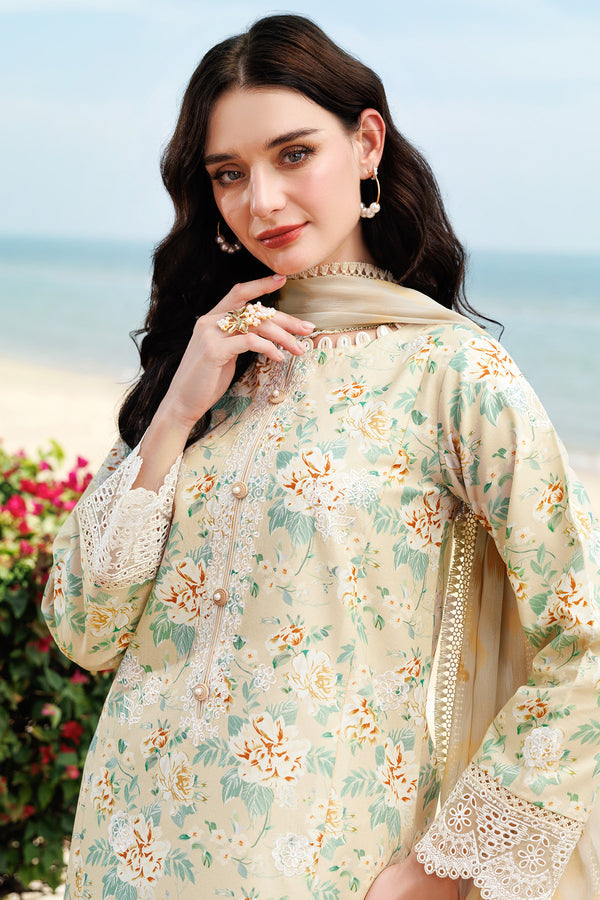 Farasha | Printed Essentials | Lush Cream
